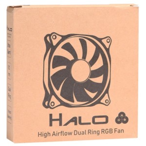 Fan Case Sama Halo Dual Ring Regular RGB + Controller