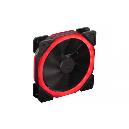 Fan case Sama Halo dual ring Red led 12cm (single: red)