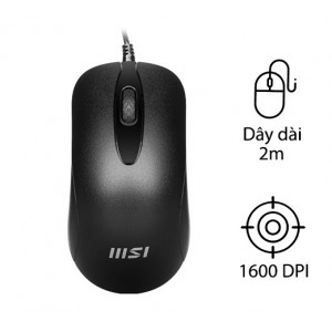 Chuột có dây MSI M88 đen (USB)